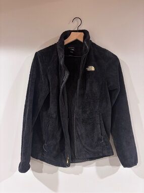 The North Face Sherpa Full Zip Black and Gold Size small